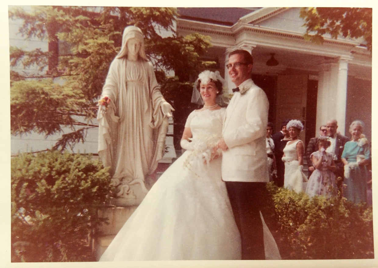 Wedding day for Mom and Dad
