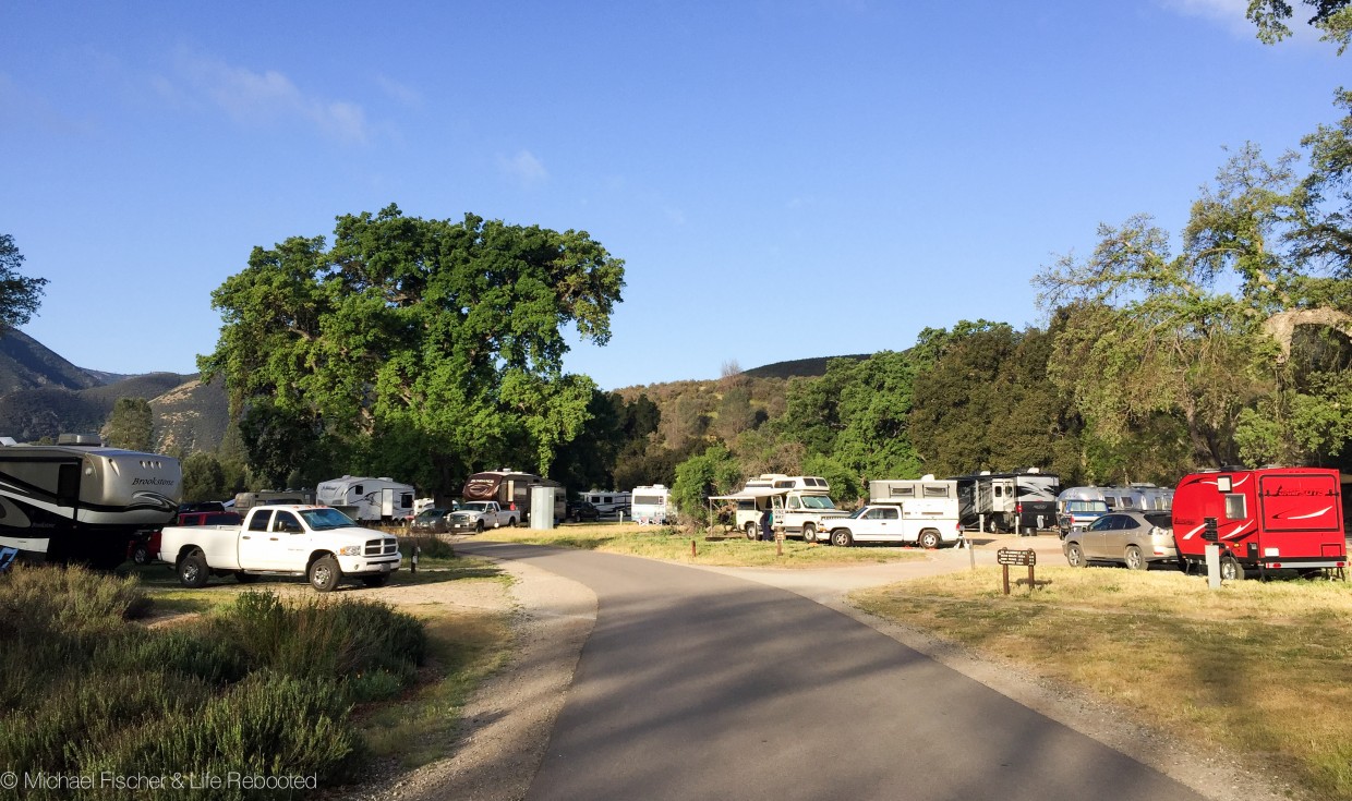 Pinnacles Campground---electric hookup sites