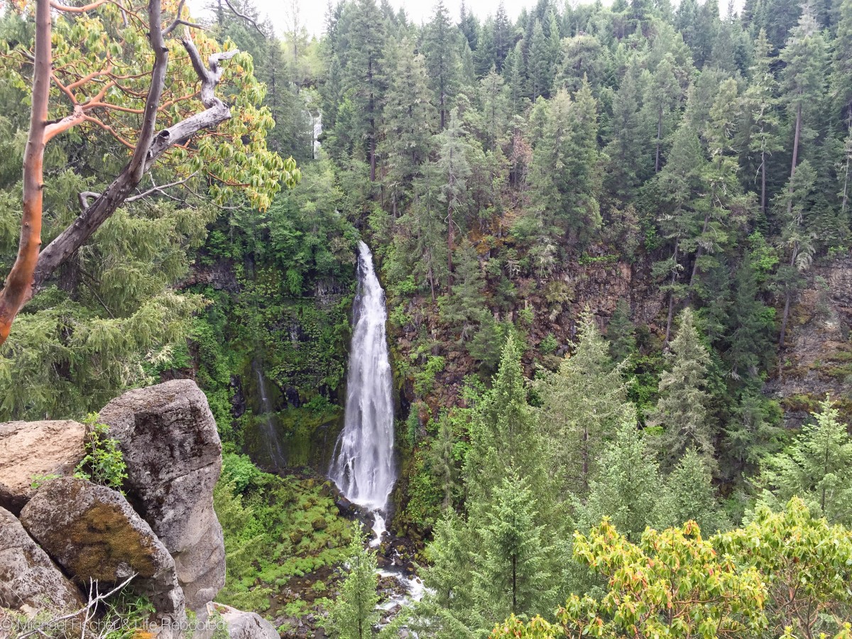 Barr Falls, a short drive and short hike from our campground