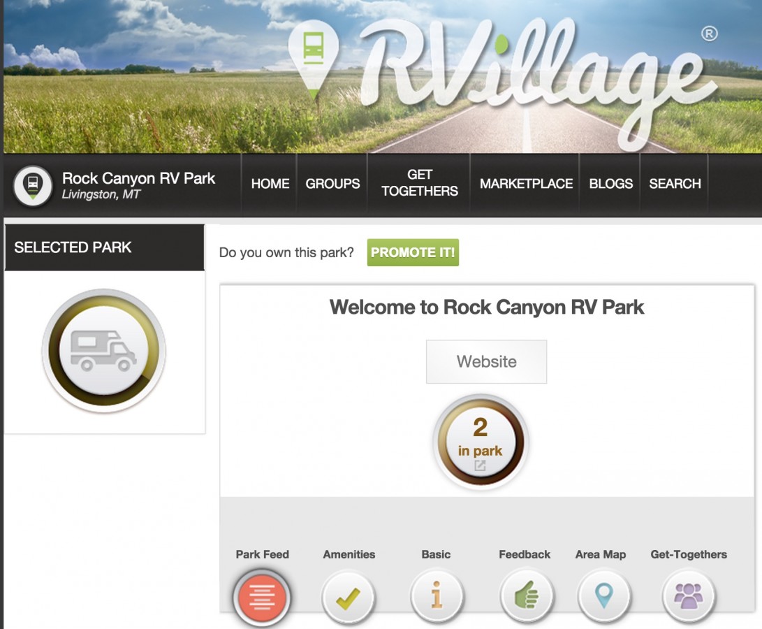 RVillage lets you find other RVers near you