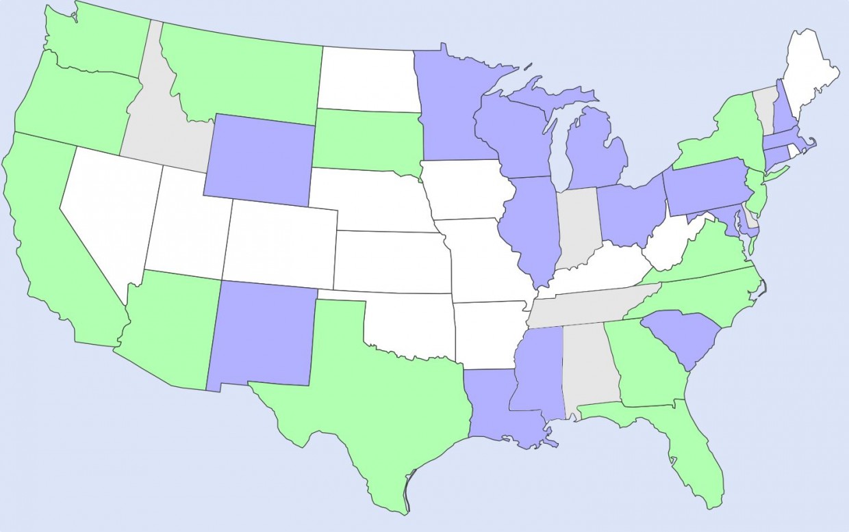 States Visited 2015 EOY