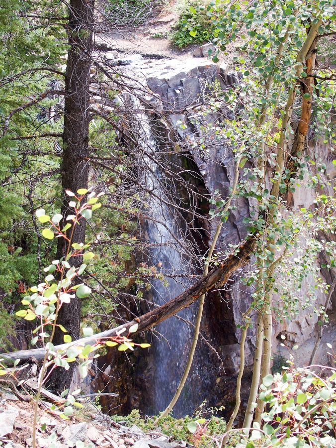 Looking back at Upper Cascade Falls