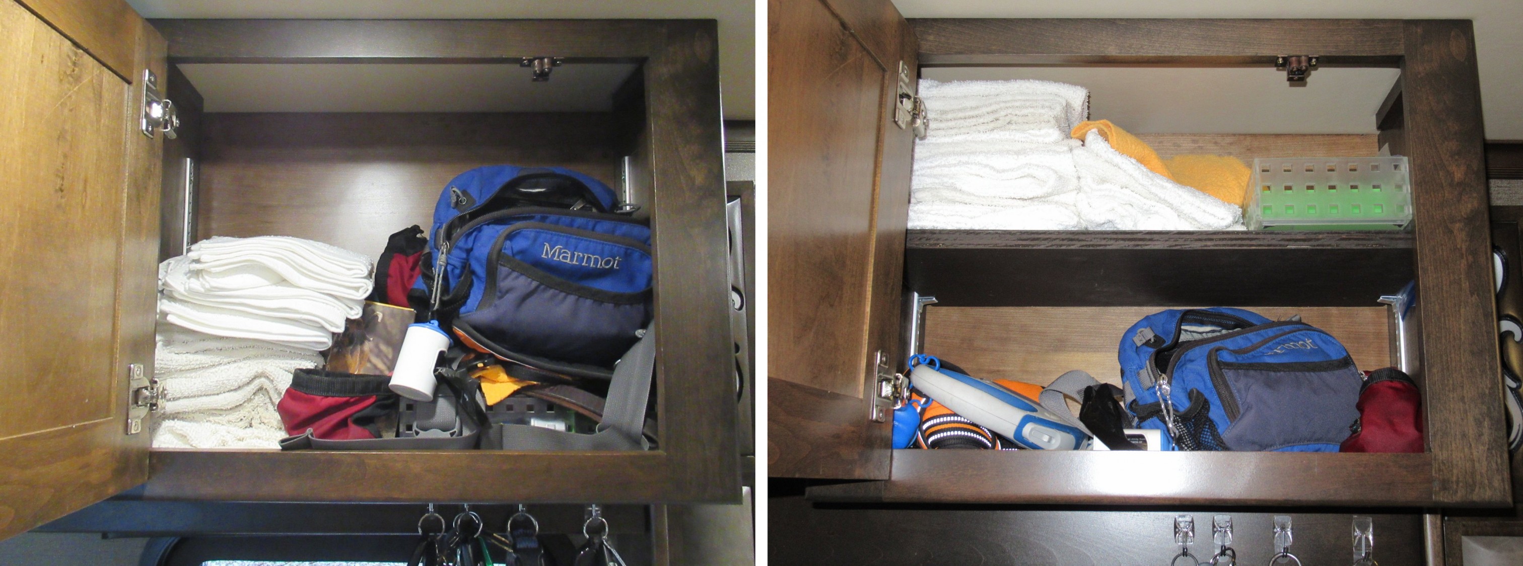 RV Organizing: Dont Be a Hot Mess  Camper organization, Camper storage, Rv  organization