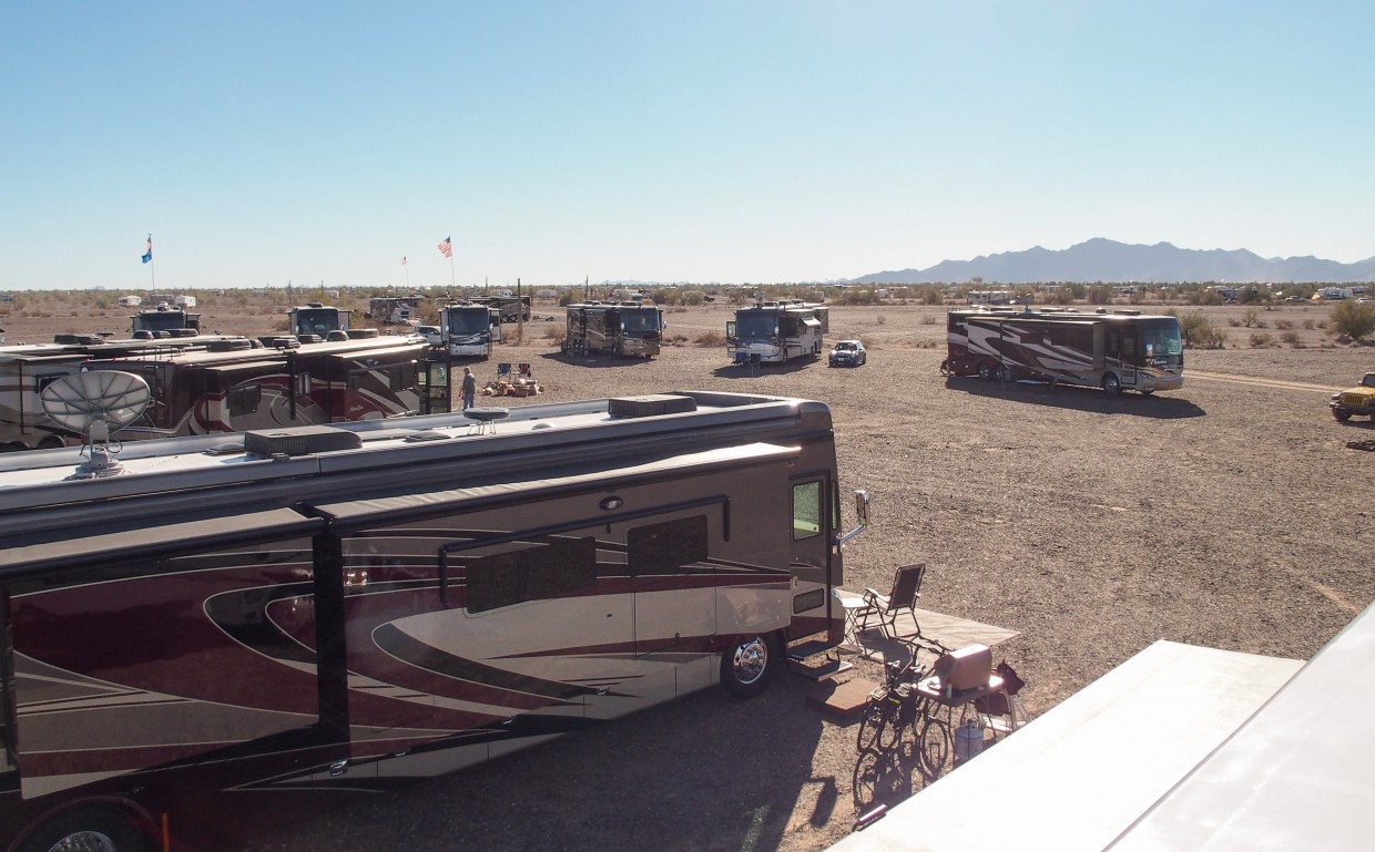 Boondocking in Quartzsite AZ