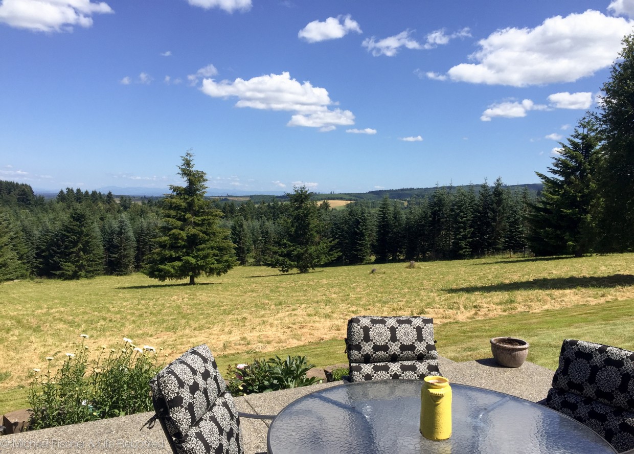 The view from our 'campsite'