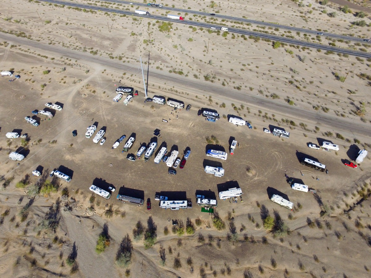 The Xscapers Convergence, with I-10 visible in the top-right.