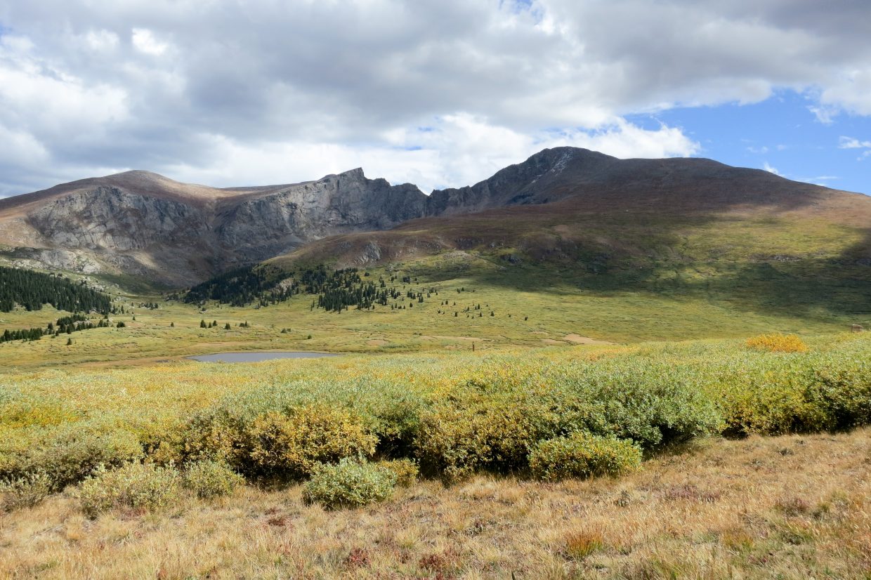 Getting started on the Mt. Bierstadt hike.